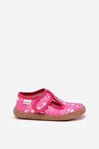 Boto Barefoot Papuče Dievčenské Srdiečka Na Suchý Zips Milami Fuchsie Talirae