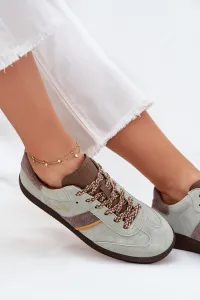 BIG STAR SHOES Dámske Nízke Sneakers Z Semiša Big Star