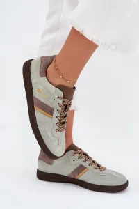 BIG STAR SHOES Dámske Nízke Sneakers Z Semiša Big Star