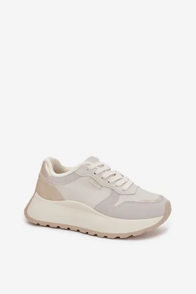 BIG STAR SHOES Zateplené dámske sneakersy na platforme Big Star