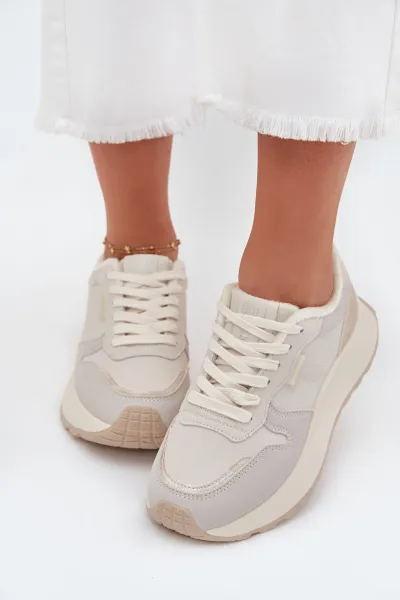 BIG STAR SHOES Zateplené dámske sneakersy na platforme Big Star