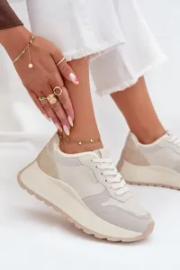 BIG STAR SHOES Zateplené dámske sneakersy na platforme Big Star