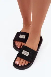 BIG STAR SHOES Dámske Šľapky Na Pěnové Podešvi S Kožušinou Big Star