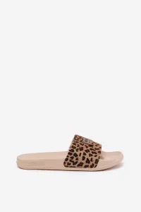 BIG STAR SHOES Dámske šľapky na penovej podrážke s kožušinou Big Star