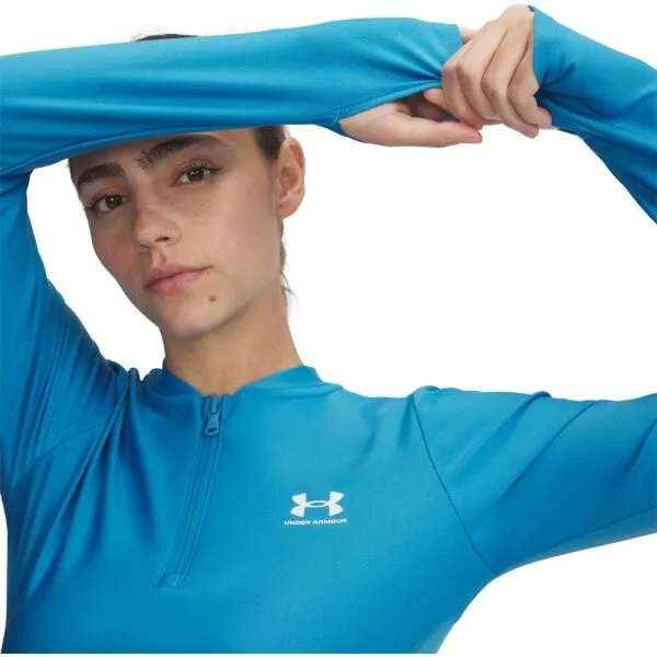 Under Armour HEATGEAR RIB Dámske tričko, modrá, veľkosť M