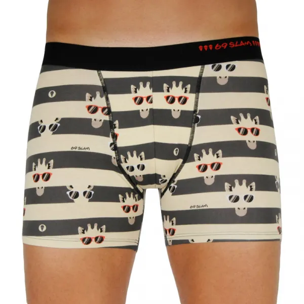 3PACK pánske boxerky 69SLAM fit bamboo mix (PACGCL-BB) M, trenky