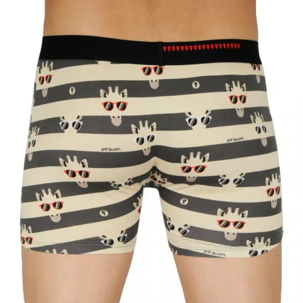3PACK pánske boxerky 69SLAM fit bamboo mix (PACGCL-BB) M, trenky