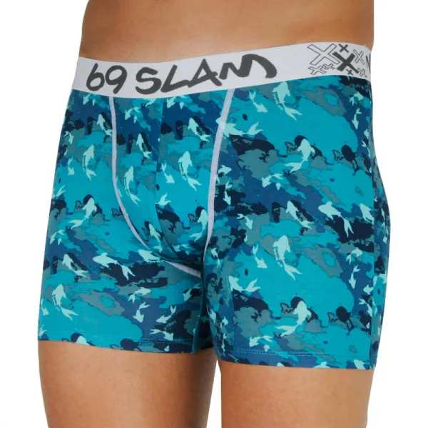 3PACK pánske boxerky 69SLAM fit bamboo mix (PACGCL-BB) M, trenky