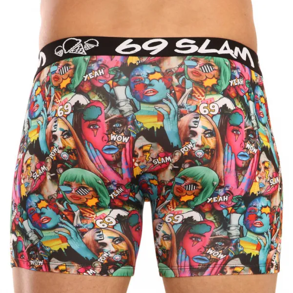 Pánske boxerky 69SLAM fit pop art (MBYOAT-PO) S, trenky