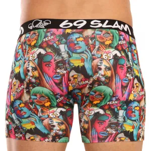 Pánske boxerky 69SLAM fit pop art (MBYOAT-PO) S, trenky