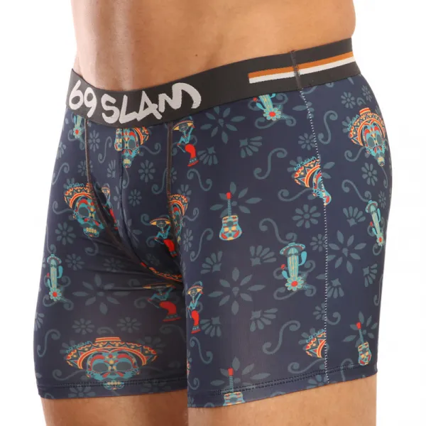 Pánske boxerky 69SLAM fit day of the dead (MBYDOF-PO) M, trenky