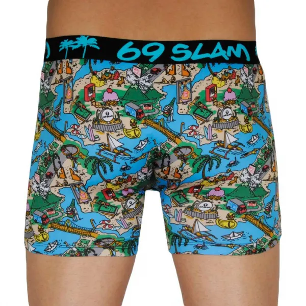 Pánske Boxerky 69SLAM fit bali (MBYBAL-PO) S, trenky