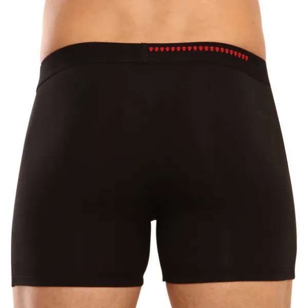 Pánske boxerky 69SLAM fit bamboo plain (MBWPLN-BK) M, trenky