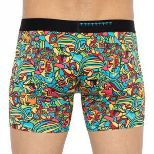 Pánske boxerky 69SLAM fit cubism mock S, trenky