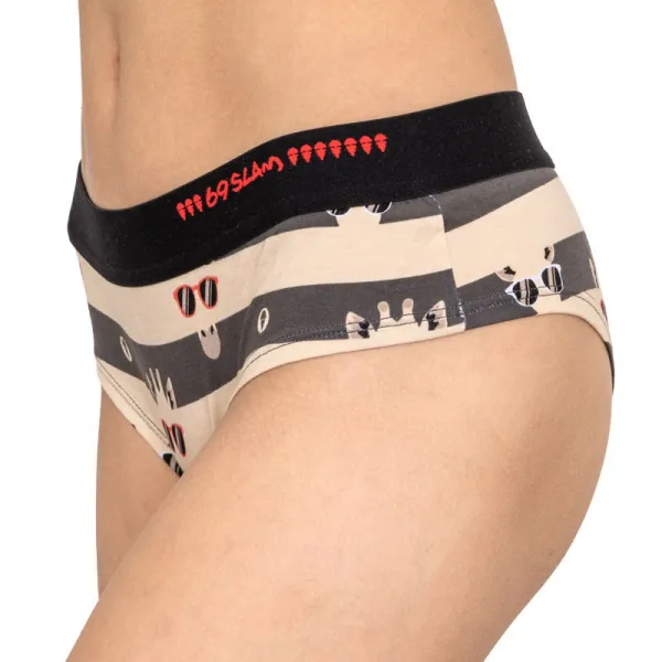 Dámske nohavičky 69SLAM boxer bamboo giraffe stripes M