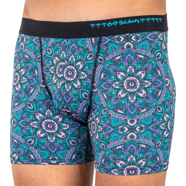 Pánske boxerky 69SLAM fit pastel mandala M, trenky