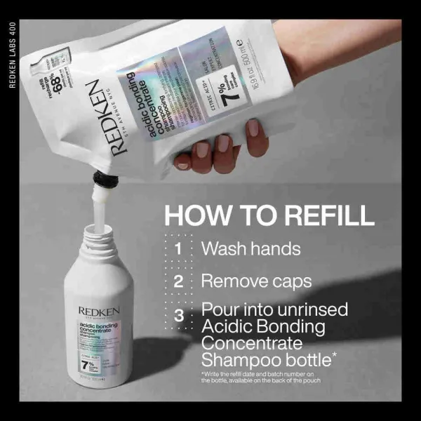 Redken Acidic Bonding Concentrate Shampoo Refill 500 ml