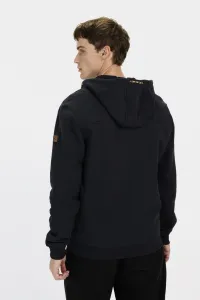 Mikina Camel Active Sweatjacket Hood Tinted Blue