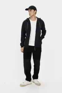 Mikina Camel Active Sweatjacket Hood Tinted Blue