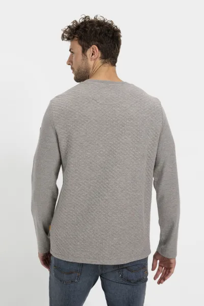 Tričko Camel Active  T-Shirt 1/1 Arm Stone Gray