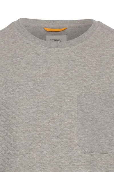 Tričko Camel Active  T-Shirt 1/1 Arm Stone Gray