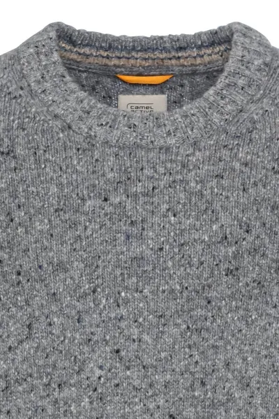 Sveter Camel Active Pullover Crewneck Grey Melange