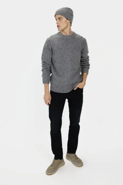 Sveter Camel Active Pullover Crewneck Grey Melange