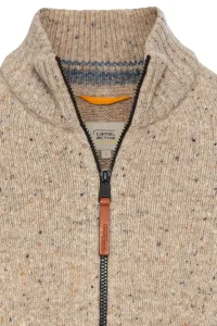 Sveter Camel Active Knitted Jacket Sand