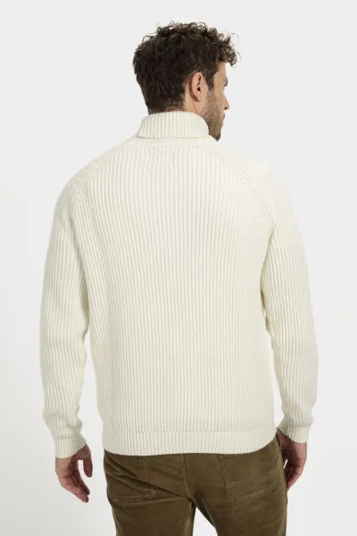Sveter Camel Active Pullover Rollneck Creme