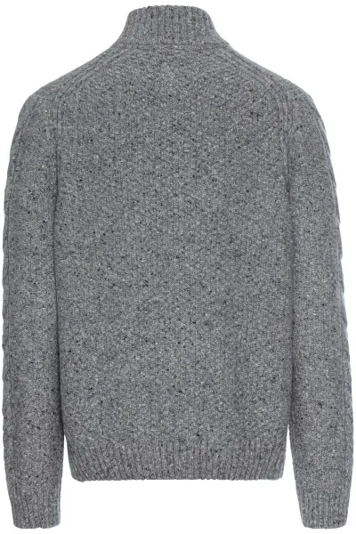 Sveter Camel Active Pullover Troyer Grey Melange