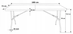 Rozkladací set FETA biely 180 cm + 6 stoličiek BASICO