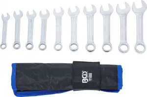 BGS Technics BGS 1188 – Sada očkoplochých kľúčov, extra krátke, 10–19 mm, 10 dielov