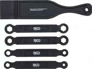 BGS Technics BGS 6663 – Sada plastových obojstranných montážnych pák, 5 dielov
