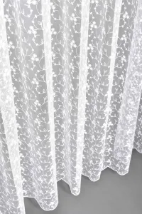 Záclona markizeta, Zámocká záhrada metráž, biela 250 cm