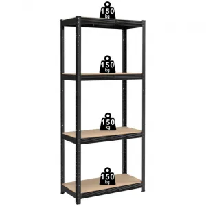 TZB Dílenský regál IRONHOLD 174x80 cm černý
