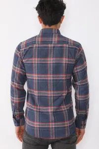 G708 DEWBERRY MEN'S SHIRT-NAVY BLUE