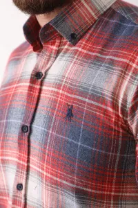 G702 DEWBERRY MEN'S SHIRT-BURGUNDY