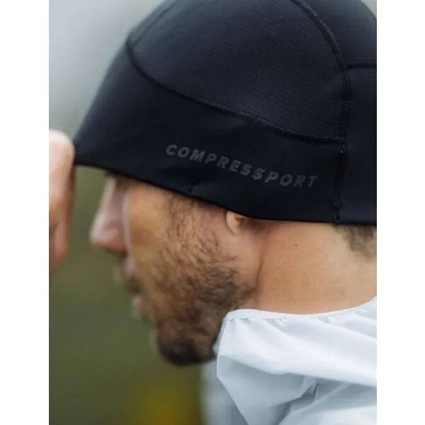 Compressport HURRICANE BEANIE Zimná športová čiapka, čierna, veľkosť