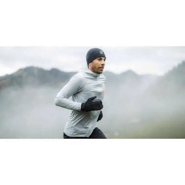 Compressport HURRICANE BEANIE Zimná športová čiapka, čierna, veľkosť