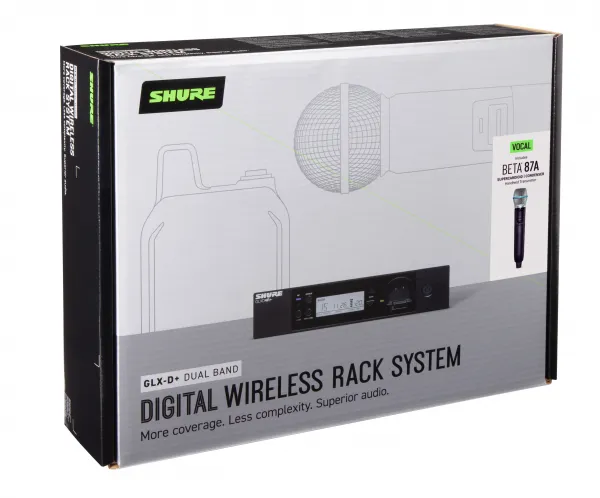 Shure GLXD24R+ VOCAL SYSTEM WITH BETA87A