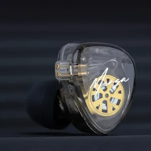 KZ Merga dynamické HiFi slúchadlá do uší, strieborné