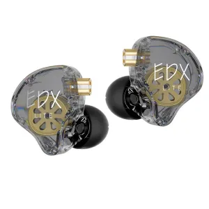 KZ EDX Lite dynamické HiFi slúchadlá do uší, sivé
