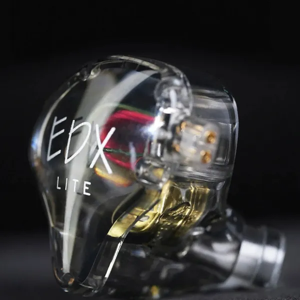 KZ EDX Lite dynamické HiFi slúchadlá do uší, sivé