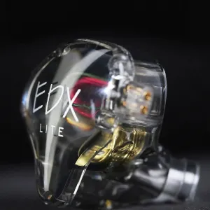 KZ EDX Lite dynamické HiFi slúchadlá do uší, sivé