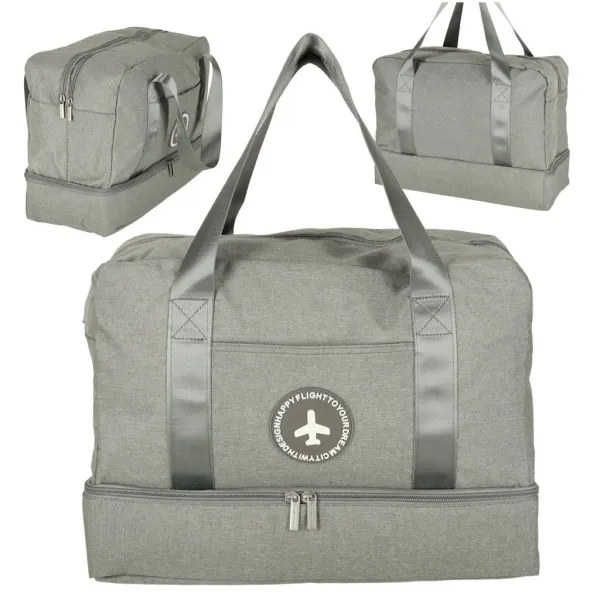 MG Travel Bag cestovná taška, sivá