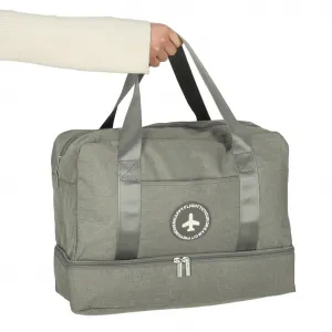 MG Travel Bag cestovná taška, sivá