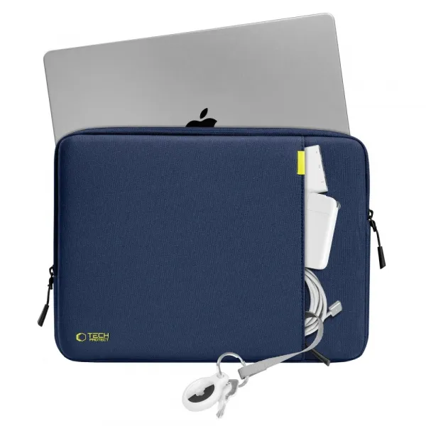 Tech-Protect Defender obal na notebook 15-16'', tmavomodrý