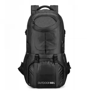 MG Outdoor turistický batoh 60L, čierny
