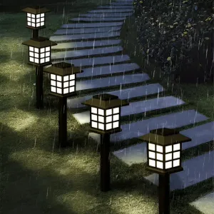 MG Garden Lamp V2 solárna lampa 6ks, čierna