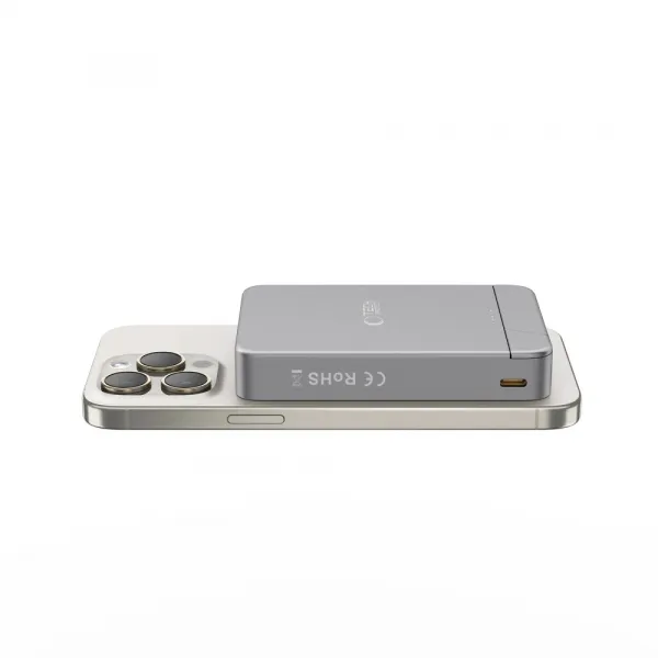 Tech-Protect PB15 LifeMag MagSafe Power Bank 10000mAh, šedé